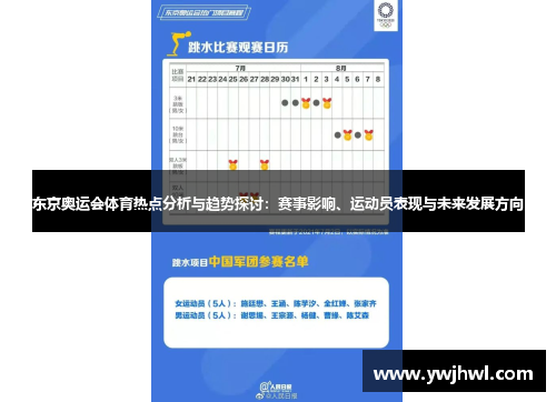 东京奥运会体育热点分析与趋势探讨：赛事影响、运动员表现与未来发展方向